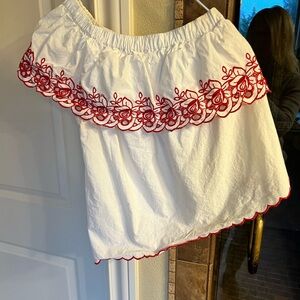 ASOS White Elastic neckline with one armhole. Airy and cute for summer.